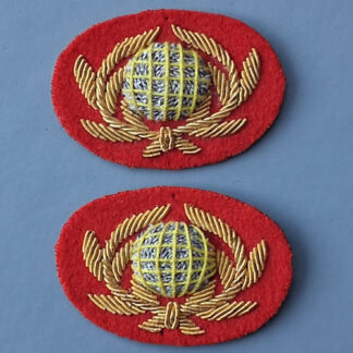 Royal Marine Bandsmans - Cloth Collar Badges.