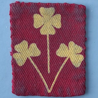 (India) 8th Indian Infantry Division - Printed Cloth Formation Badge.