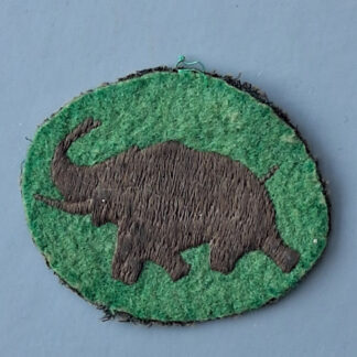 (India) 31st Indian Armoured Division - Woven Cloth Formation Badge.