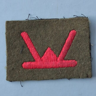 53rd (Welsh) Infantry Division - Woven Cloth Formation Badge.
