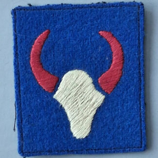 (India) 21st Indian Infantry Division - Woven Cloth Formation Badge.
