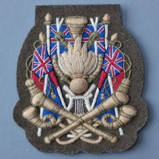 The Royal Engineers Band - Drum Major's Cloth Sleeve Badge.