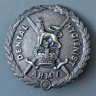 The Army Dental Hygienist - Queen's Crown Pin Backed Badge.