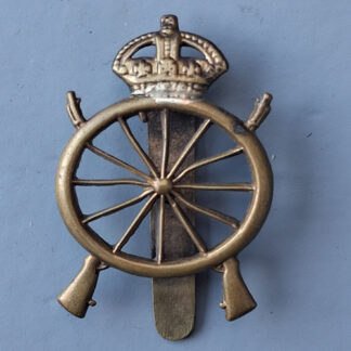 The Northern Cyclist Battalion - King's Crown Gilding Metal Cap Badge.