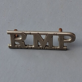 Royal Marine Police - White Metal Shoulder Title.