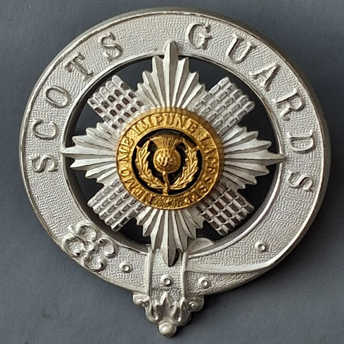 The Scots Guards - Pipe Major's Cap Badge.