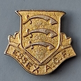 Essex Army Cadet Force - Gilding Metal Cap Badge.