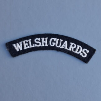 The Welsh Guards - Woven Cloth Shoulder Title.