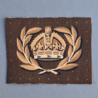 WW2 British Army Warrant Officer - Printed Cloth Sleeve Rank Badge.