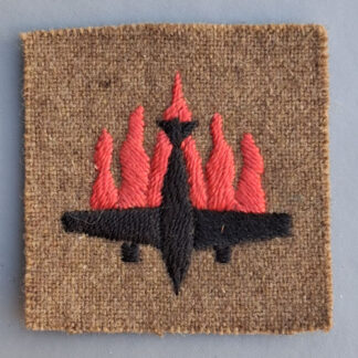 5th Anti Aircraft Division - Woven Cloth Formation Badge.