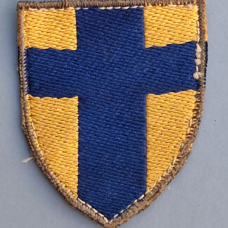 HQ British Troops In the Low Countries - Woven Cloth Formation Badge.
