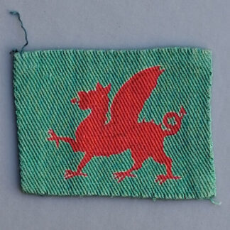 South Wales District  (Western Command) - Printed Formation Badge.