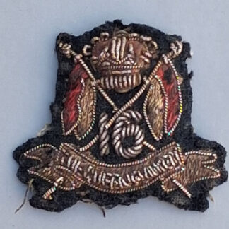 16th The Queen's Lancers - Officer's Bullion Cap Badge.