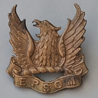 Epsom College C.C.F - Gilding Metal Cap Badge.