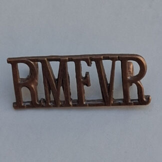 The Royal Marines Forces Volunteer Reserve - Bronzed Shoulder Title.