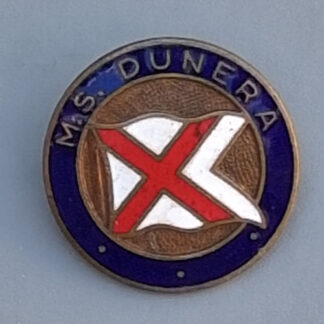 The Royal Marines - M.S Dunera Enamelled Lapel Badge.
