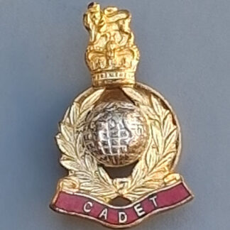 The Royal Marines Cadets - Queen's Crown Lapel Badge.