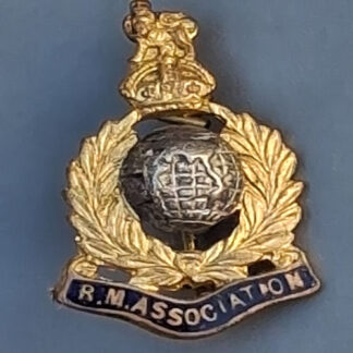 The Royal Marine Association - King's Crown Numbered Lapel Badge.
